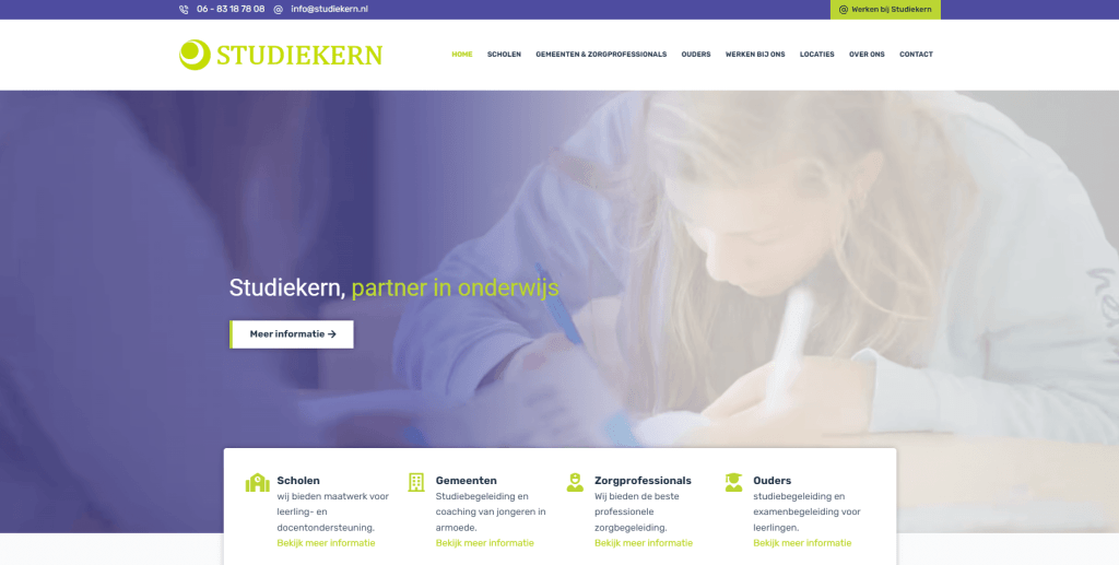 studiekern mockup